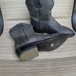 Frye Gray Ankle Boots